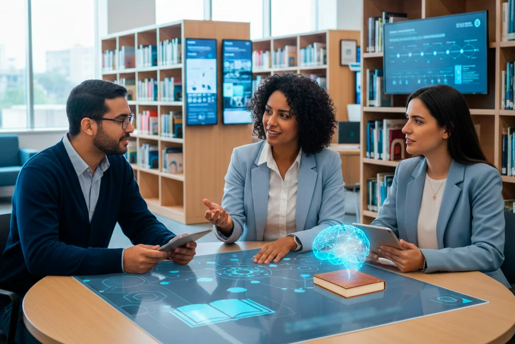 Equipe de Bibliotecários em Capacitação
