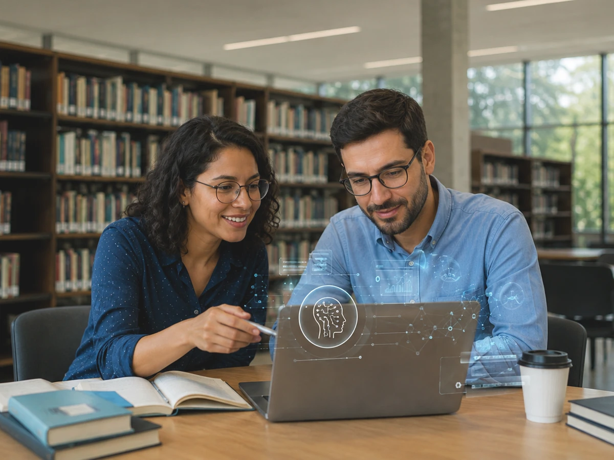 Pesquisadores aplicando Inteligência Artificial